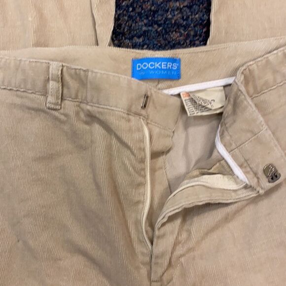 Dockers Tan Corduroy Pants sz. 12 Medium - Picture 2 of 4
